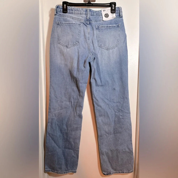NWT bp. Nordstrom Mid-Rise Baggy 90’s Destroy Distressed 28 - Picture 2 of 10